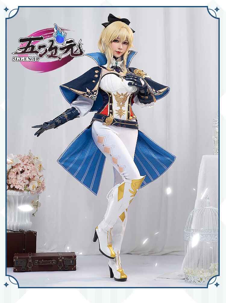 五次元 原神 コスプレ ジン 靴 ブーツ