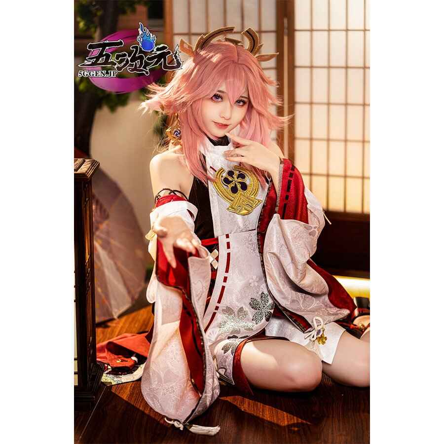 猫屋小舗 原神 コスプレ 八重神子 桜鈴狐畔 同人 衣装