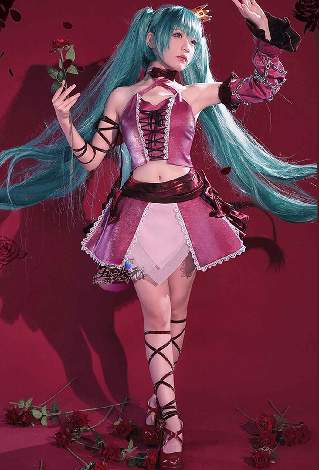 初獣猫 初音ミク×ラスカル コラボ2023 コスプレ衣装 コスチューム