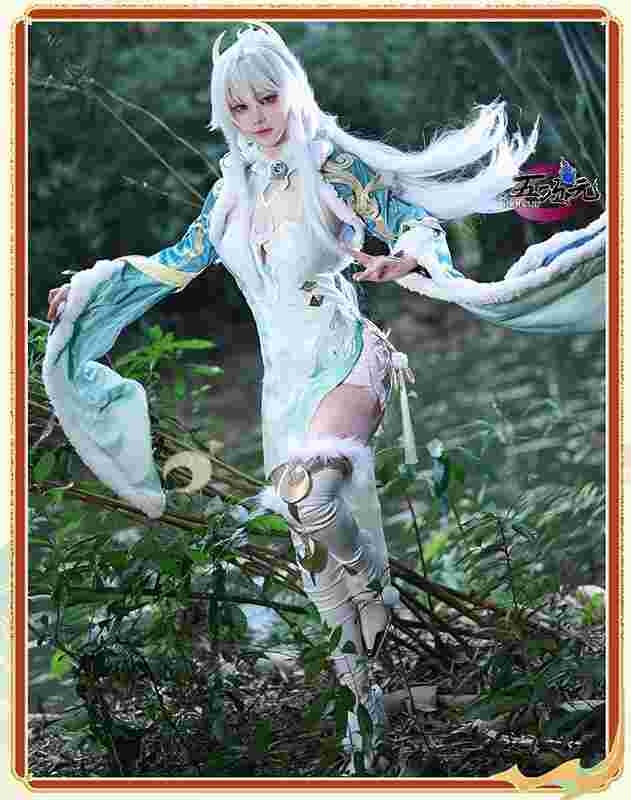 五次元 原神 コスプレ 茲白 しはく ウィッグ