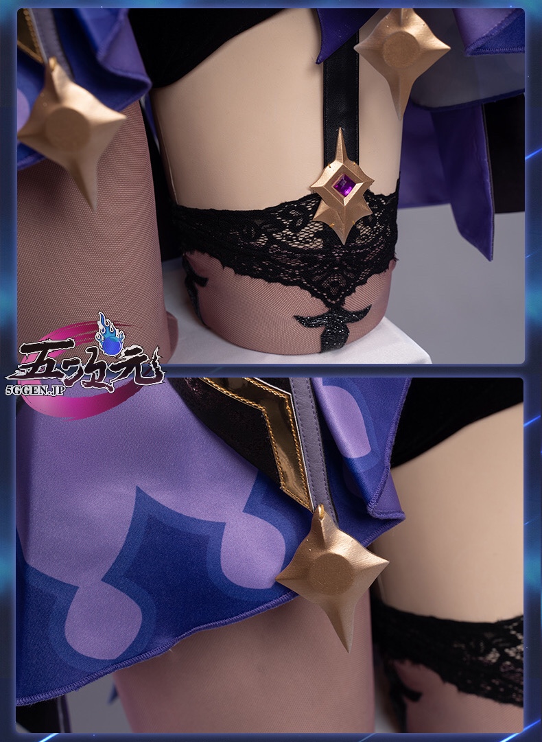 Uwowo 原神 コスプレ フィッシュル 衣装 Uwowo 原神 コスプレ フィッシュル 衣装