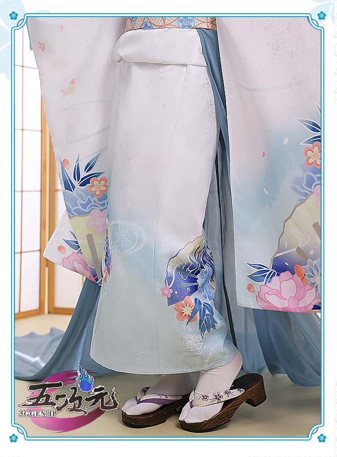 三分妄想 原神 コスプレ 神里綾華 五歌仙 墨染 衣装