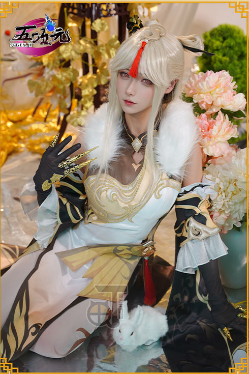 猫と三丁目 原神 コスプレ 凝光 ギョウコウ 衣装 リメイク版