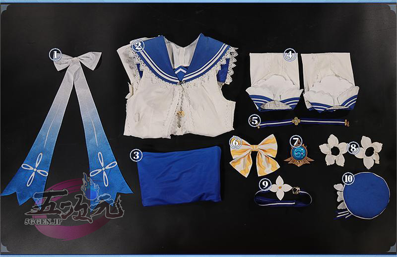 江南猫次 原神 コスプレ バーバラ 水着 新スキン 新衣装