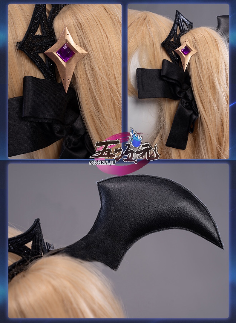 原神　フィッシュル　uwowo コスプレフルセット Uwowo 原神 コスプレ フィッシュル 衣装